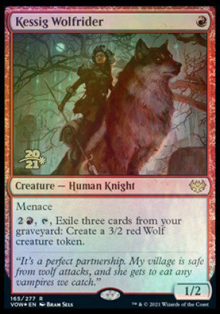 Kessig Wolfrider [Innistrad: Crimson Vow Prerelease Promos] | Tabernacle Games