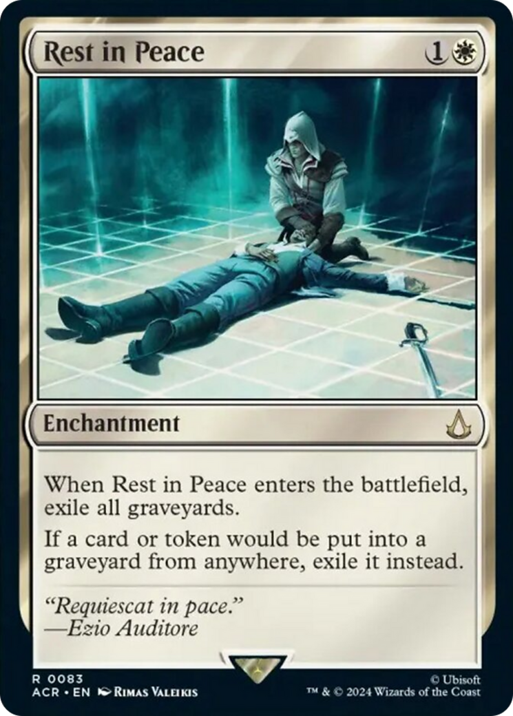 Rest in Peace (Foil Etched) [Assassin's Creed] | Tabernacle Games