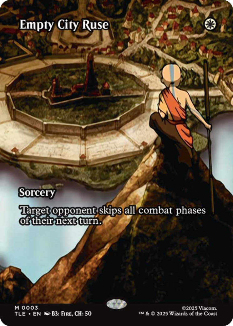 Empty City Ruse (Borderless) [Avatar: The Last Airbender: Eternal-Legal] | Tabernacle Games