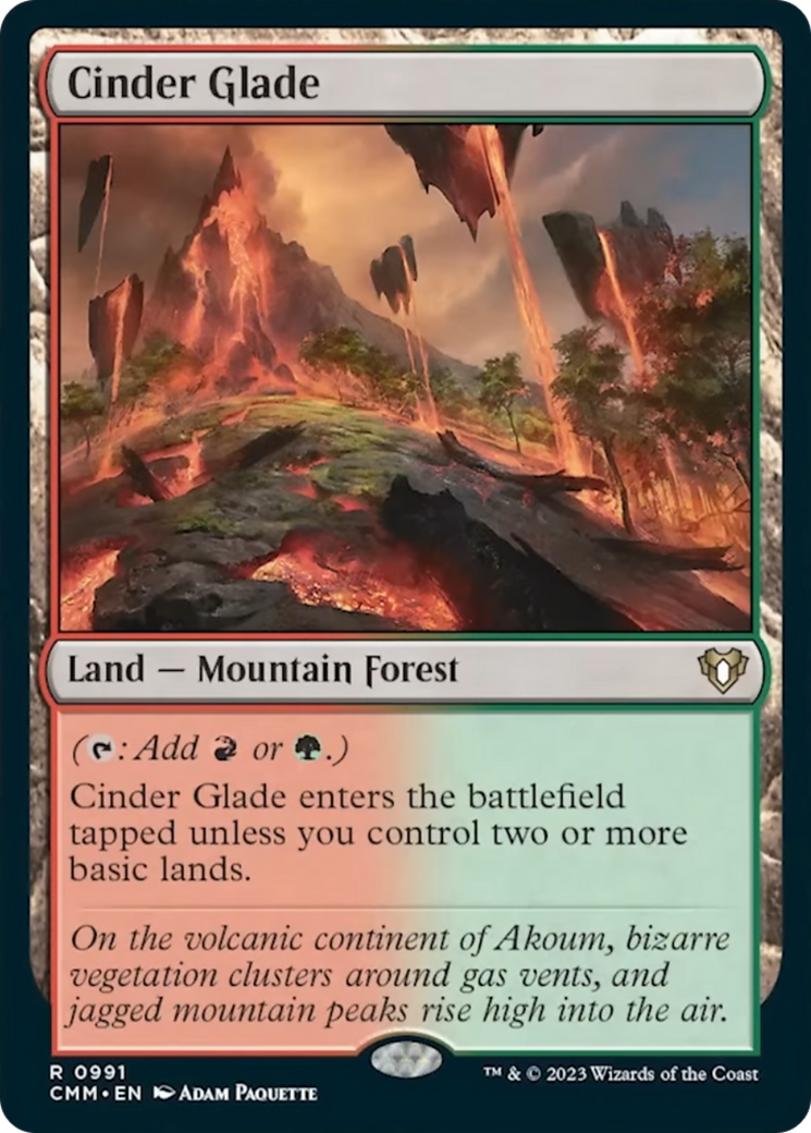 Cinder Glade [Commander Masters] | Tabernacle Games