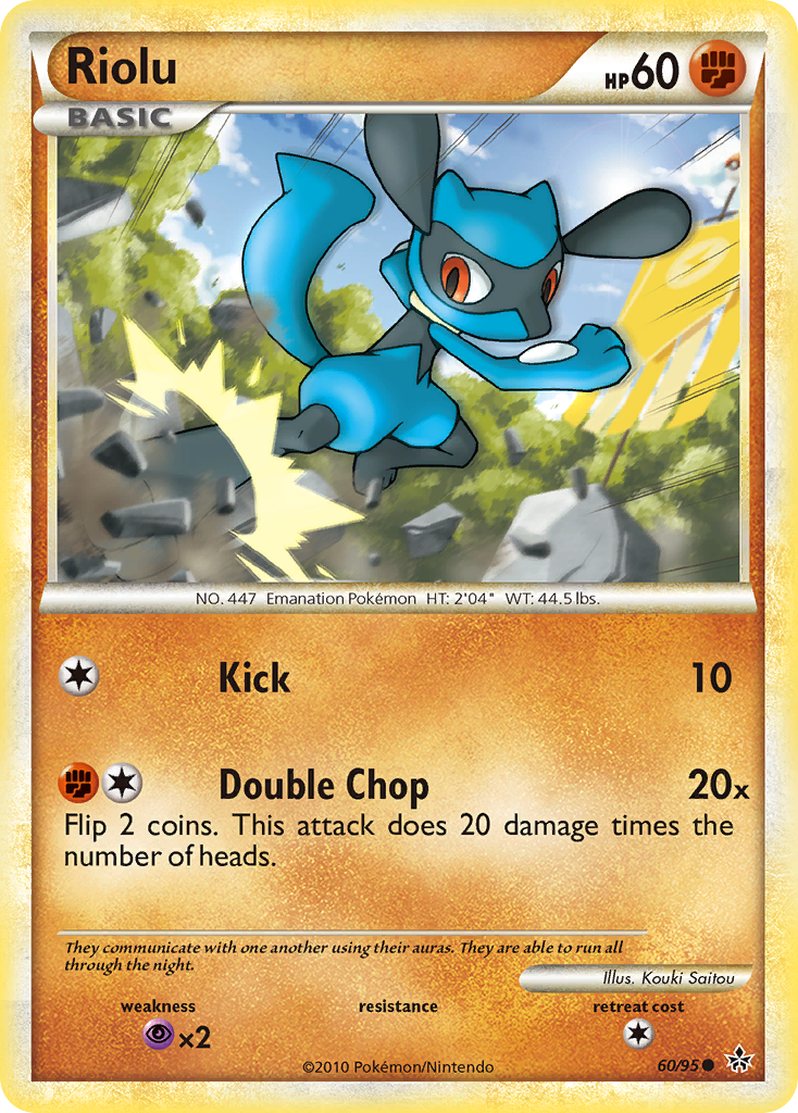 Riolu (60/95) [HeartGold & SoulSilver: Unleashed] | Tabernacle Games