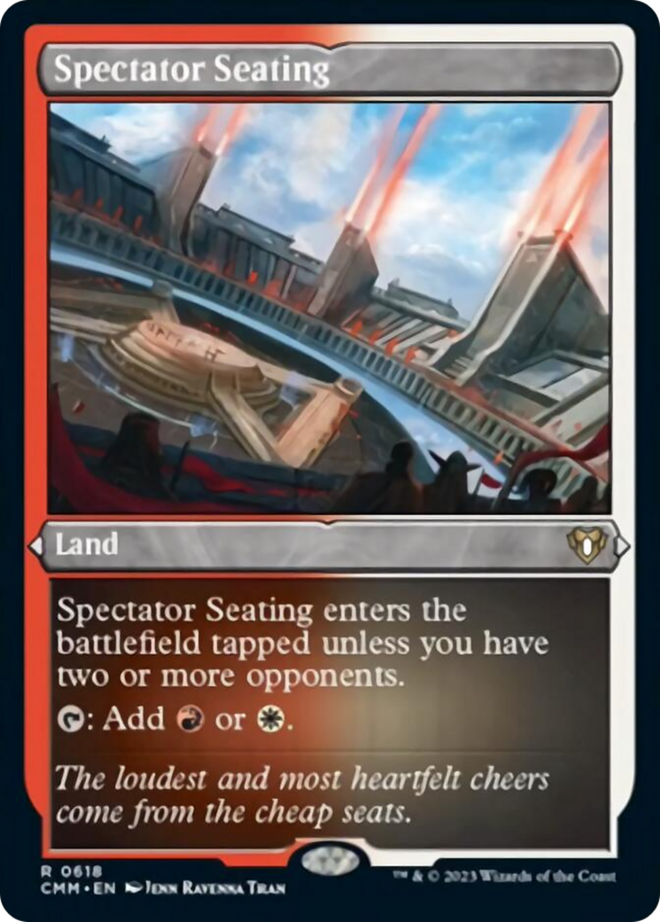 Spectator Seating (Foil Etched) [Commander Masters] | Tabernacle Games