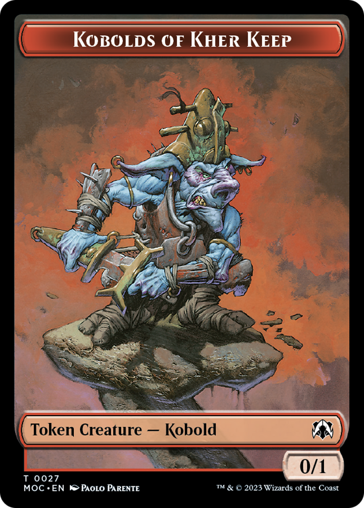 Bird // Kobolds of Kher Keep Double-Sided Token [March of the Machine Commander Tokens] | Tabernacle Games
