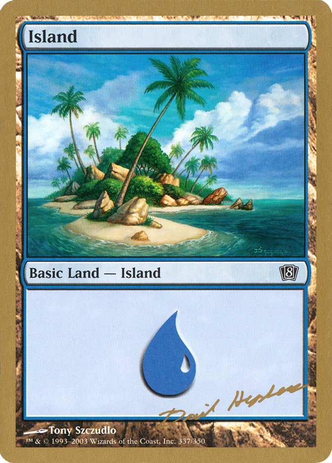 Island (dh337) (Dave Humpherys) [World Championship Decks 2003] | Tabernacle Games