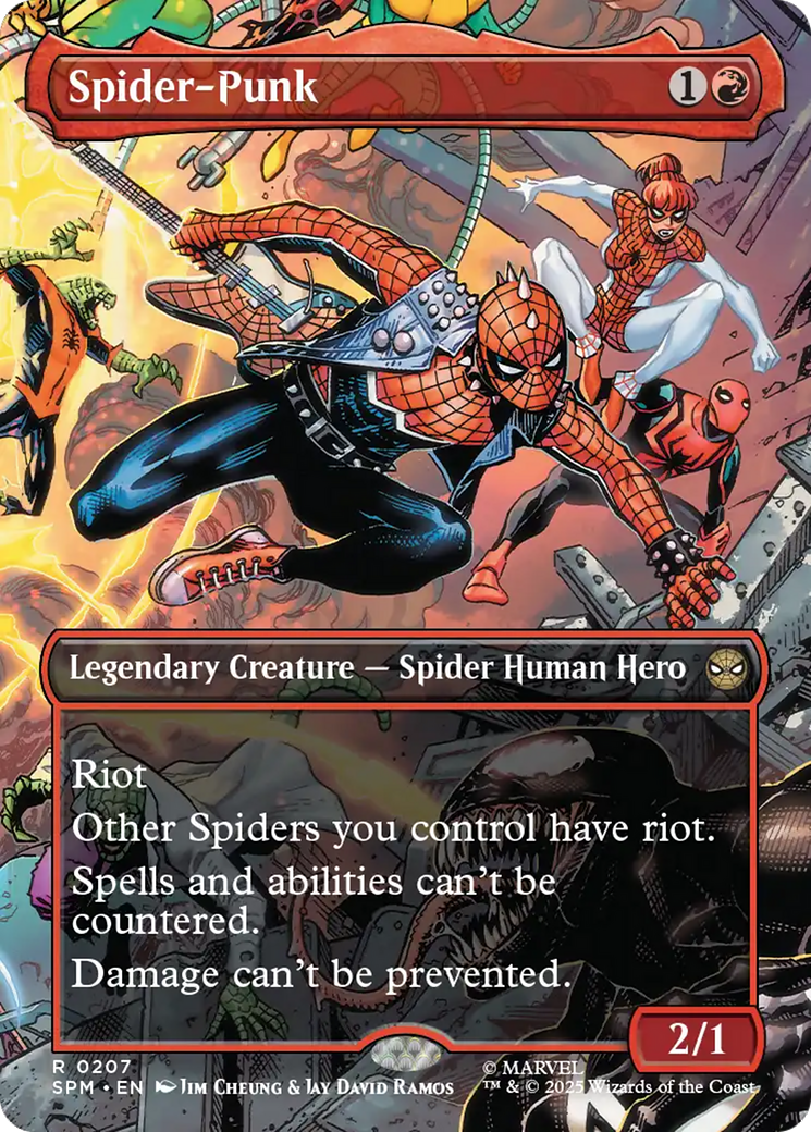 Spider-Punk (0207) (Borderless) [Marvel's Spider-Man] | Tabernacle Games