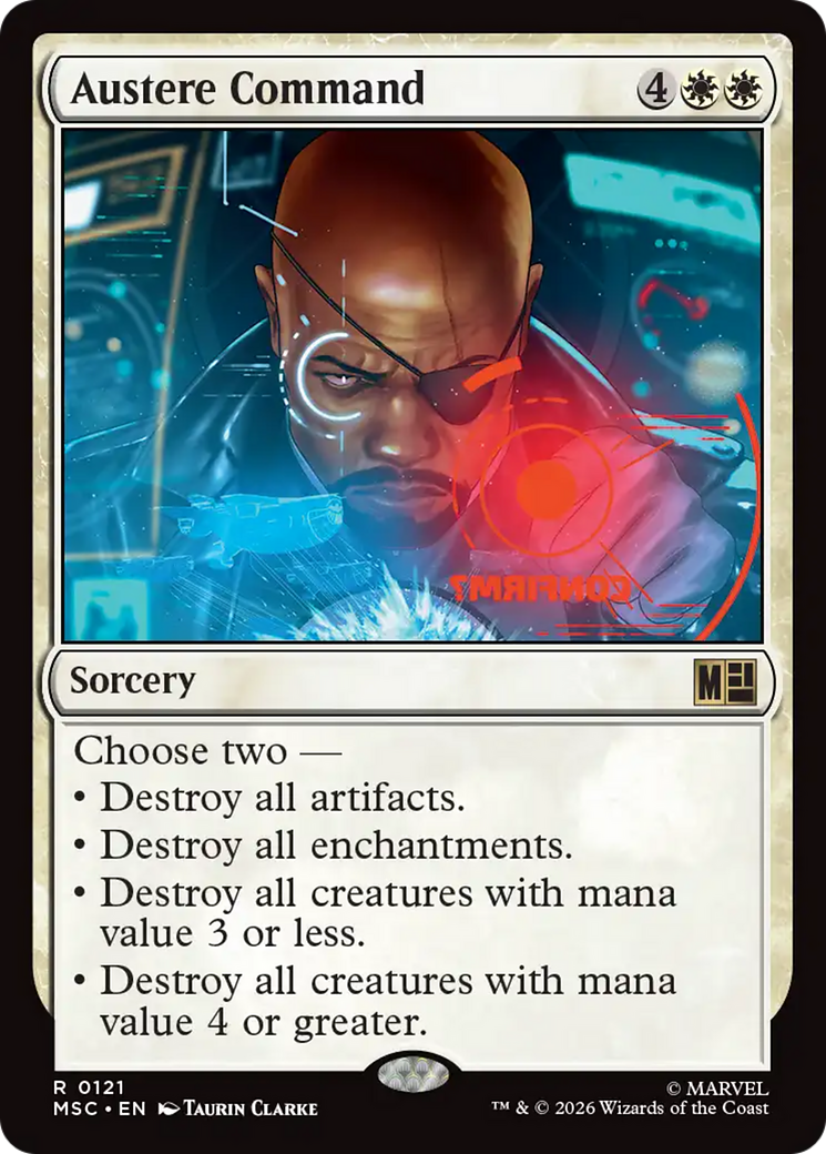 Austere Command [Marvel Super Heroes Commander] | Tabernacle Games
