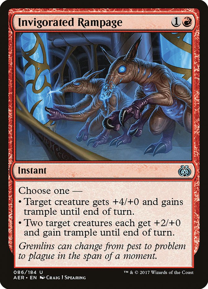 Invigorated Rampage [Aether Revolt] | Tabernacle Games