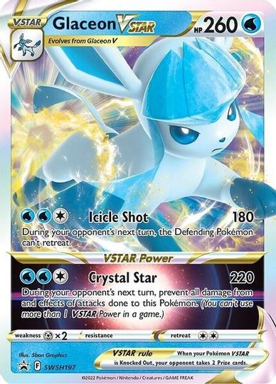 Glaceon VSTAR (SWSH197) [Sword & Shield: Black Star Promos] | Tabernacle Games