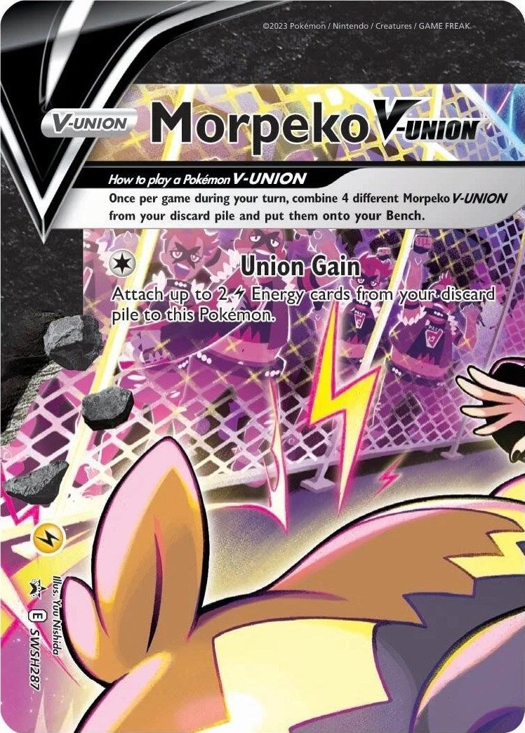 Morpeko V-Union (SWSH287) [Sword & Shield: Black Star Promos] | Tabernacle Games