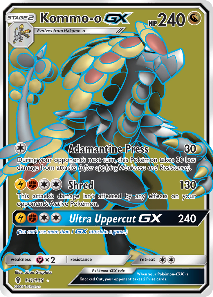 Kommo-o GX (141/145) [Sun & Moon: Guardians Rising] | Tabernacle Games