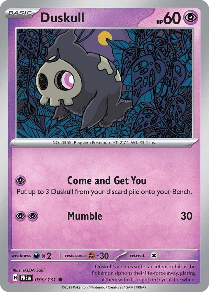 Duskull (035/131) [Scarlet & Violet: Prismatic Evolutions] | Tabernacle Games