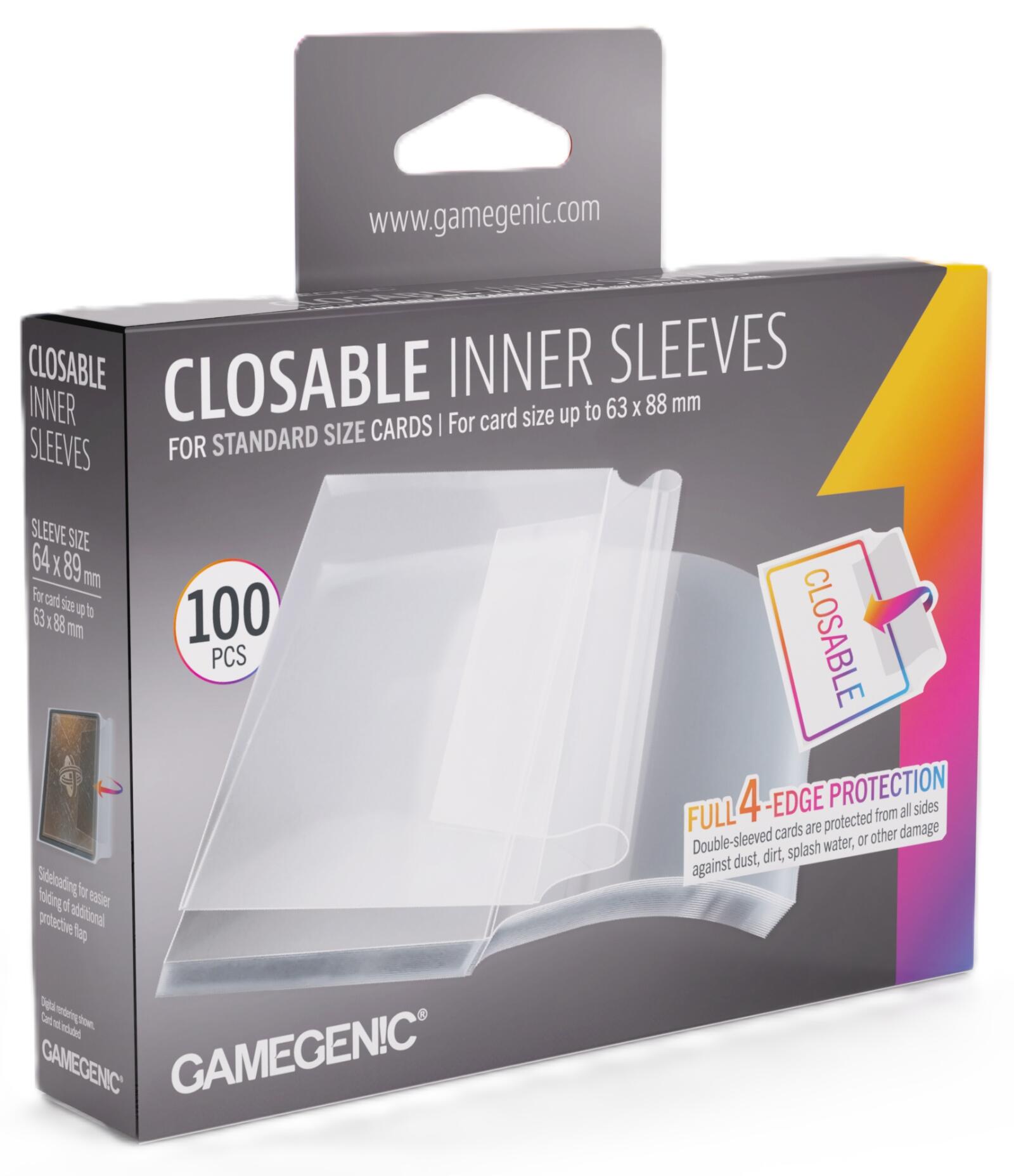 Gamegenic Closable Inner Card Sleeves | Tabernacle Games