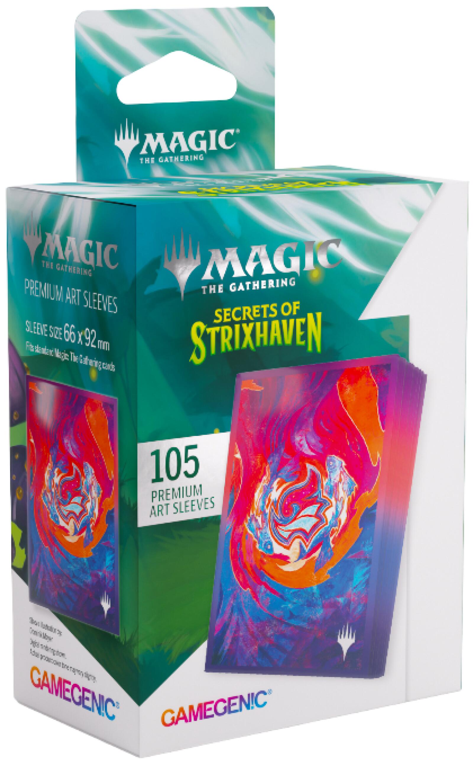 Gamegenic Secrets of Strixhaven Premium Art Sleeves - Prismari | Tabernacle Games