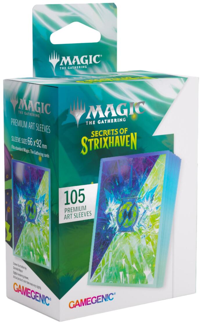 Gamegenic Secrets of Strixhaven Premium Art Sleeves - Quandrix | Tabernacle Games