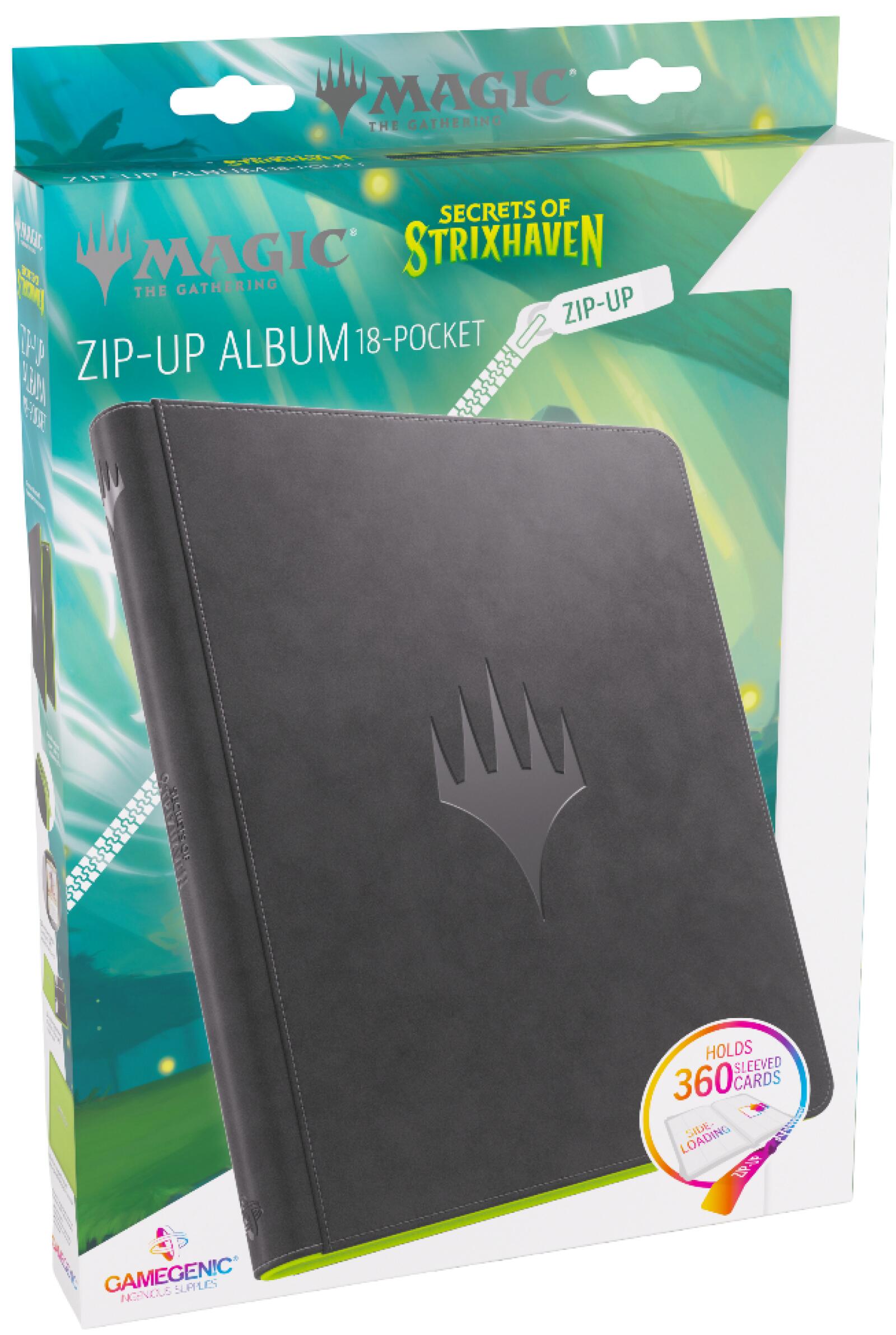 Gamegenic Secrets of Strixhaven Zip-Up Album 18-Pocket | Tabernacle Games