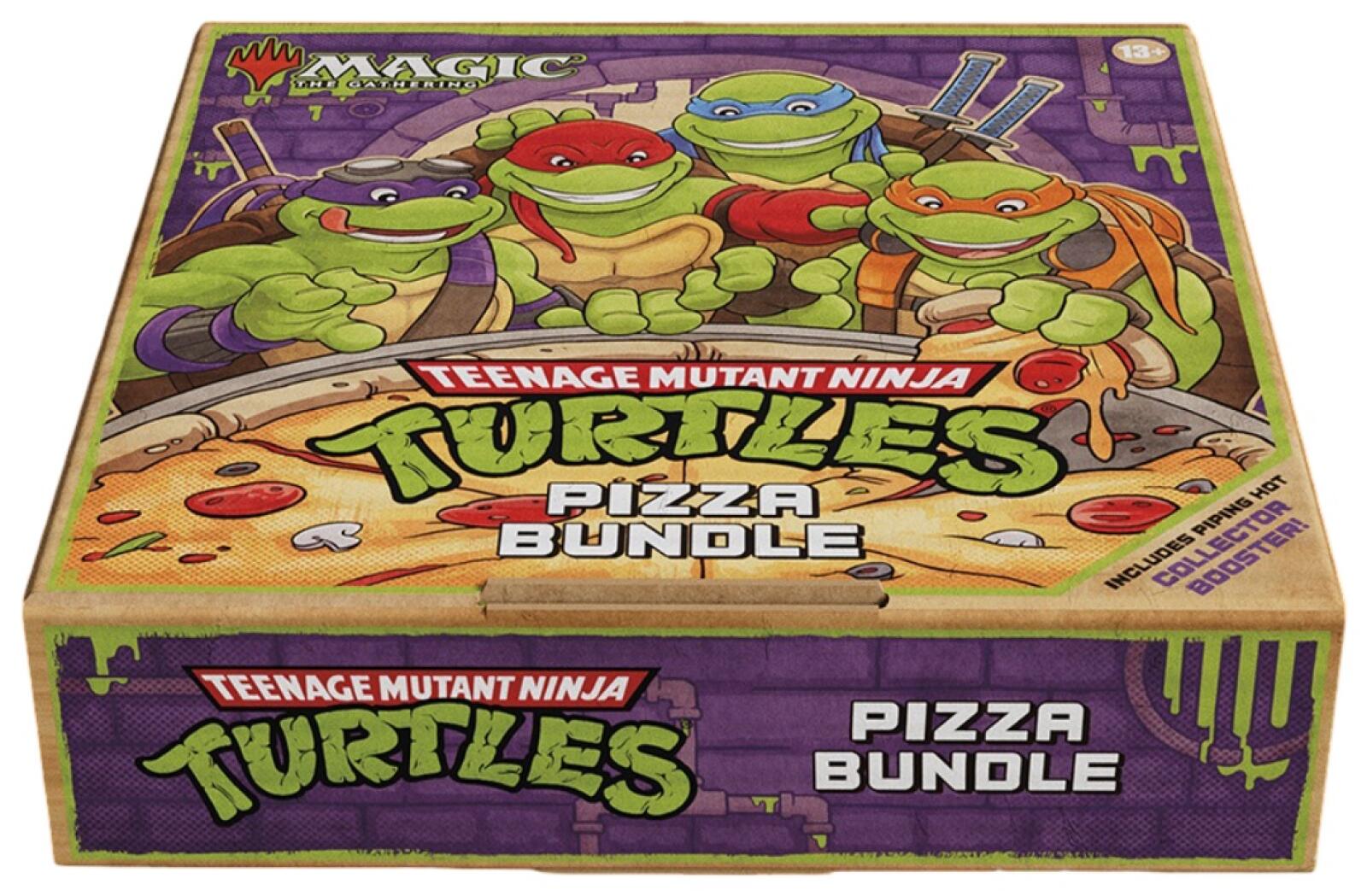 Magic the Gathering Teenage Mutant Ninja Turtles Pizza Bundle [PREORDER 27 MAR] | Tabernacle Games