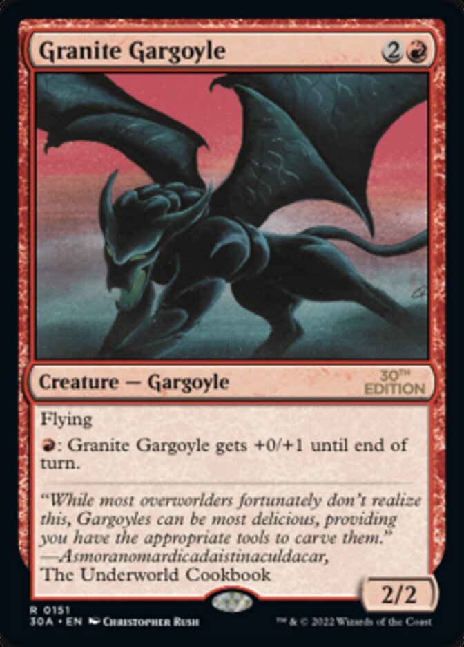 Granite Gargoyle [30th Anniversary Edition] | Tabernacle Games