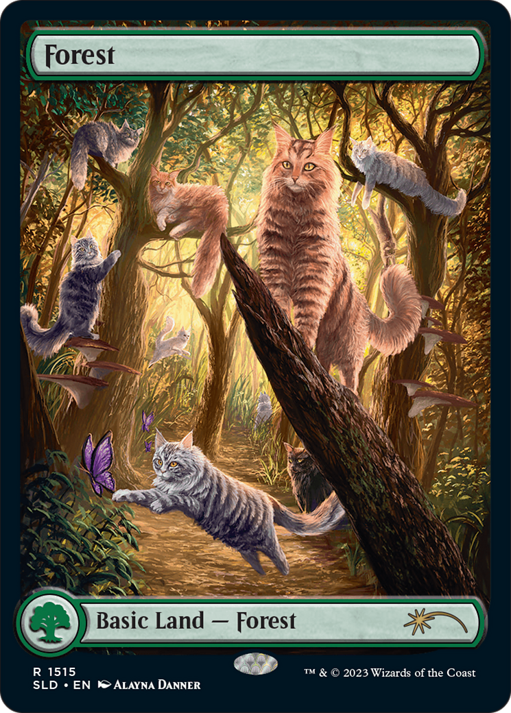 Forest (1515) [Secret Lair Commander Deck: Raining Cats and Dogs] | Tabernacle Games