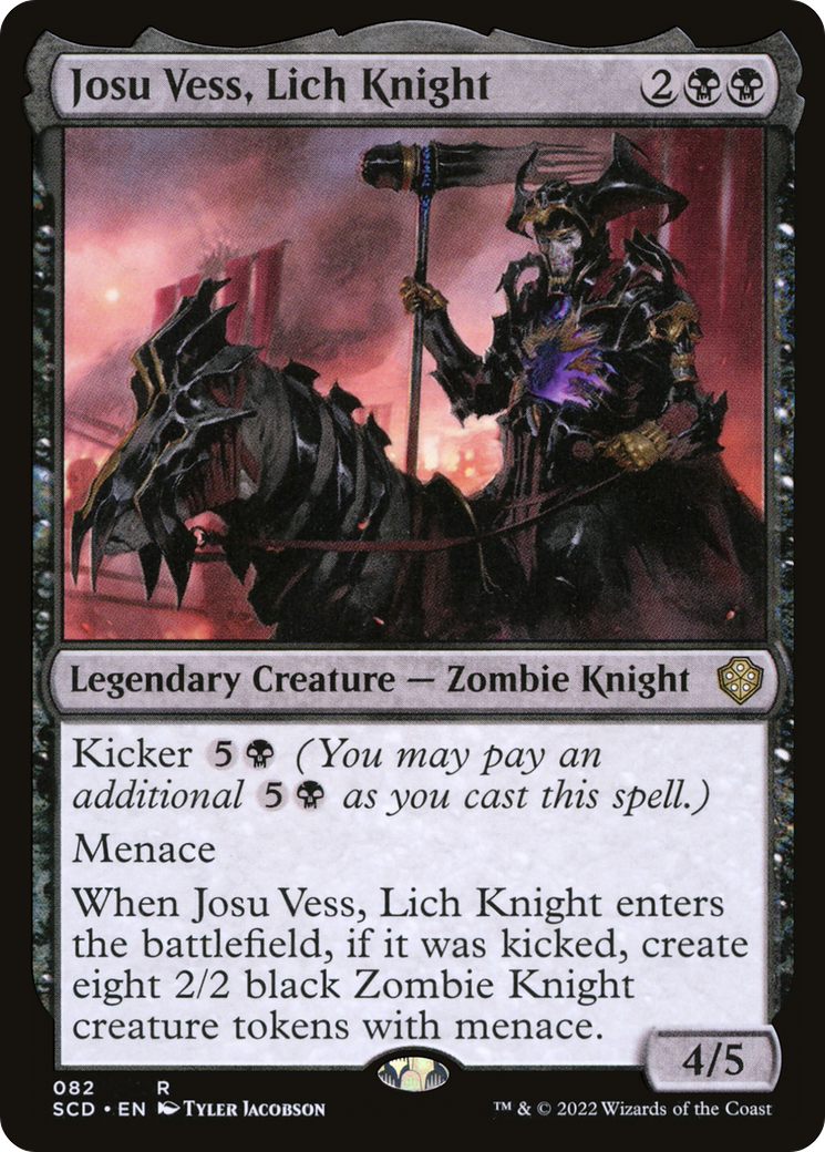 Josu Vess, Lich Knight [Starter Commander Decks] | Tabernacle Games