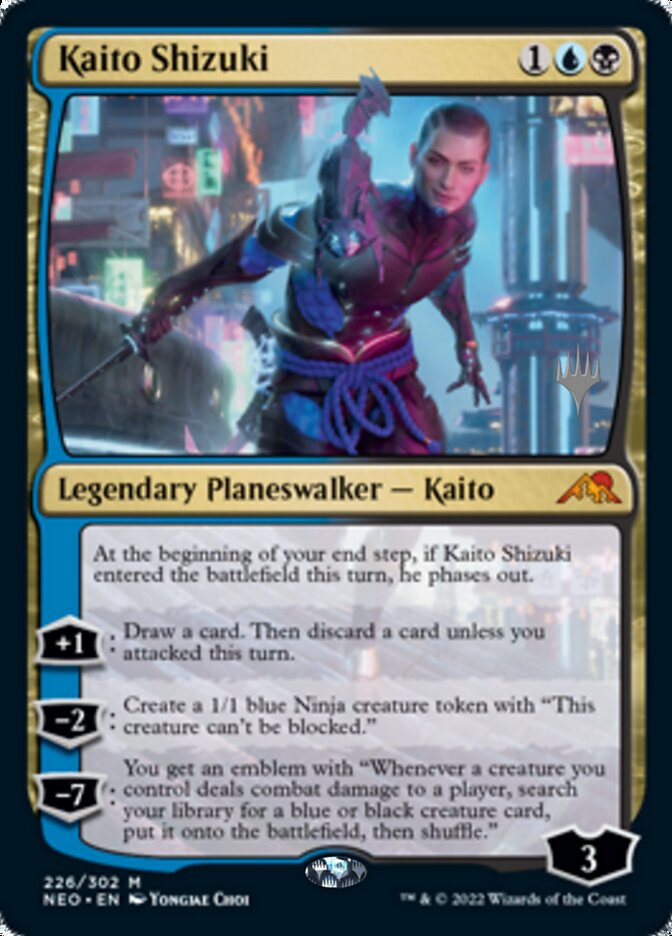 Kaito Shizuki (Promo Pack) [Kamigawa: Neon Dynasty Promos] | Tabernacle Games