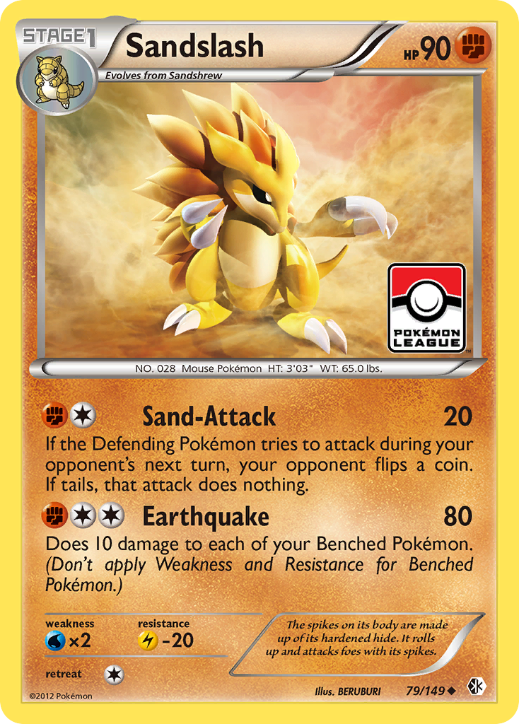 Sandslash (79/149) [Black & White: Boundaries Crossed] | Tabernacle Games