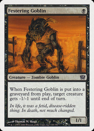 Festering Goblin [Ninth Edition] | Tabernacle Games