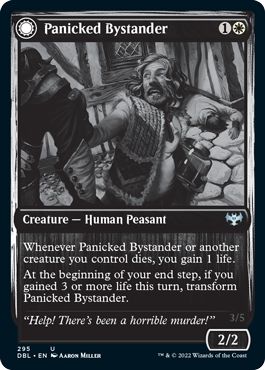 Panicked Bystander // Cackling Culprit [Innistrad: Double Feature] | Tabernacle Games