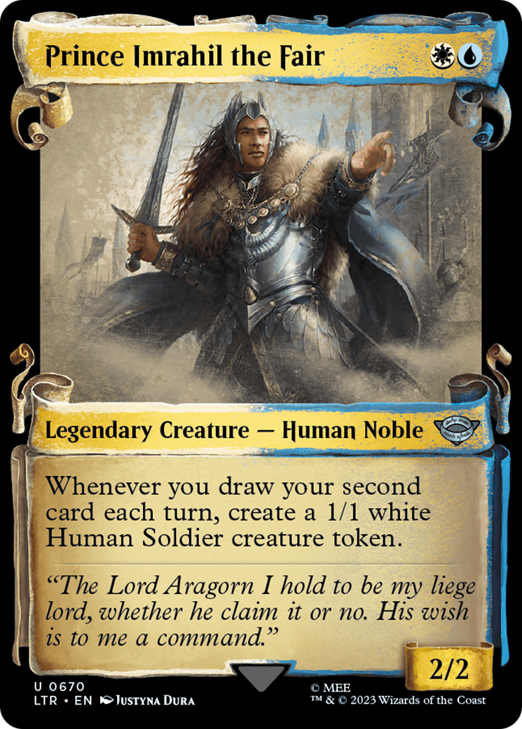 Prince Imrahil the Fair [The Lord of the Rings: Tales of Middle-Earth Showcase Scrolls] | Tabernacle Games