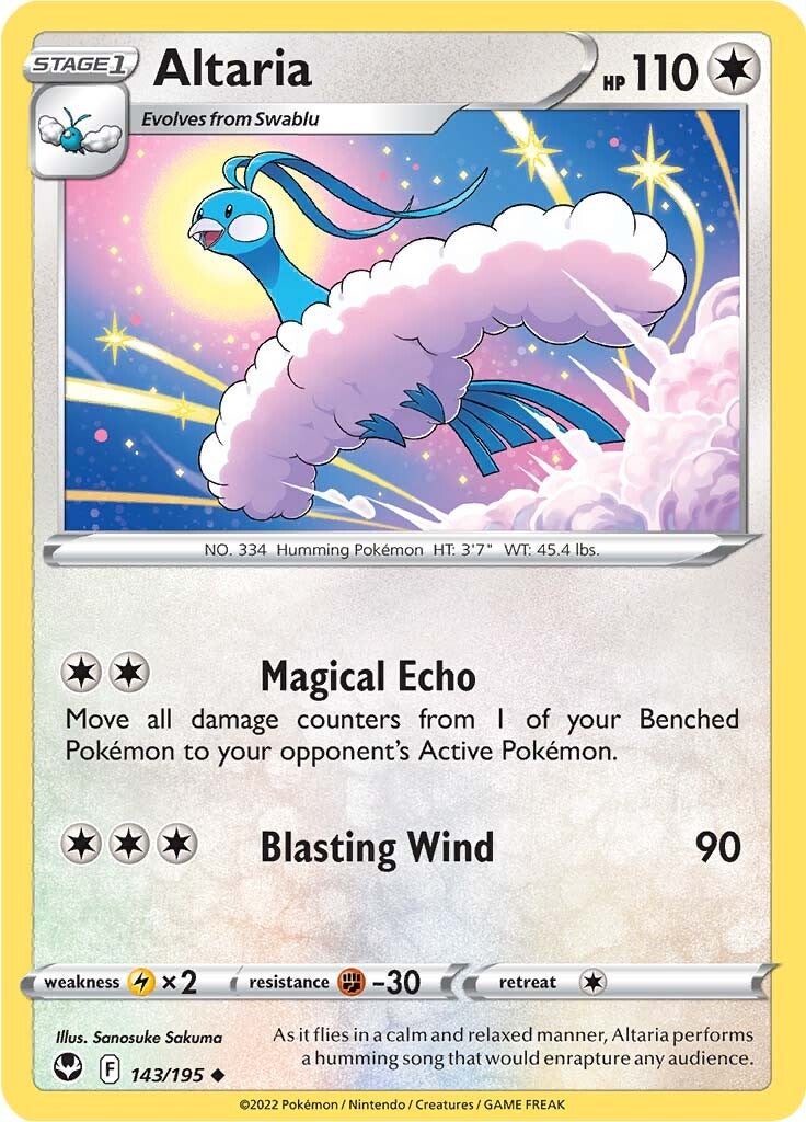 Altaria (143/195) [Sword & Shield: Silver Tempest] | Tabernacle Games