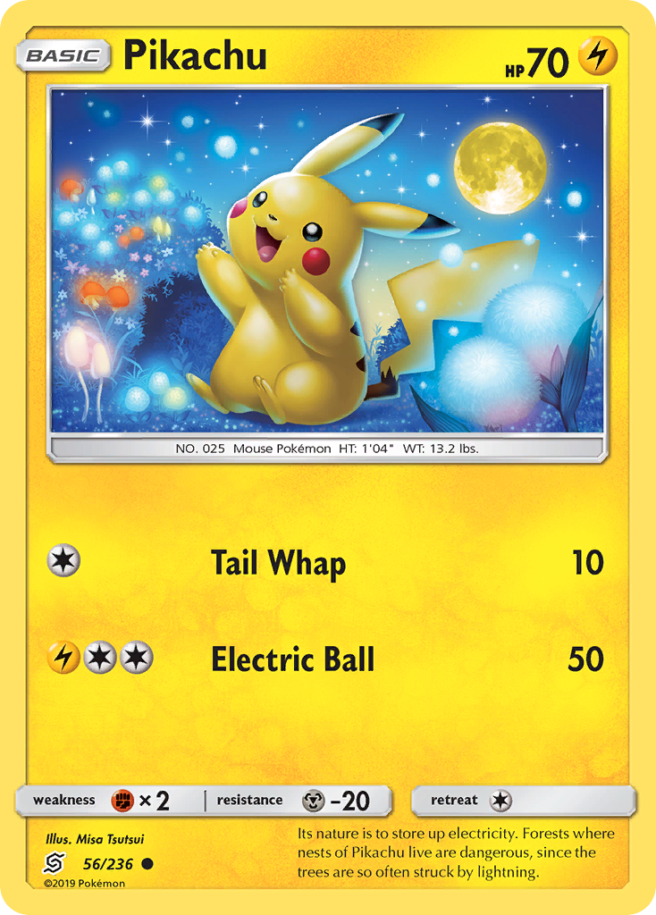 Pikachu (56/236) [Sun & Moon: Unified Minds] | Tabernacle Games