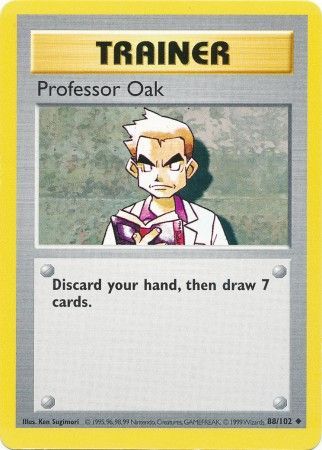 Professor Oak (88/102) [Base Set Shadowless Unlimited] | Tabernacle Games