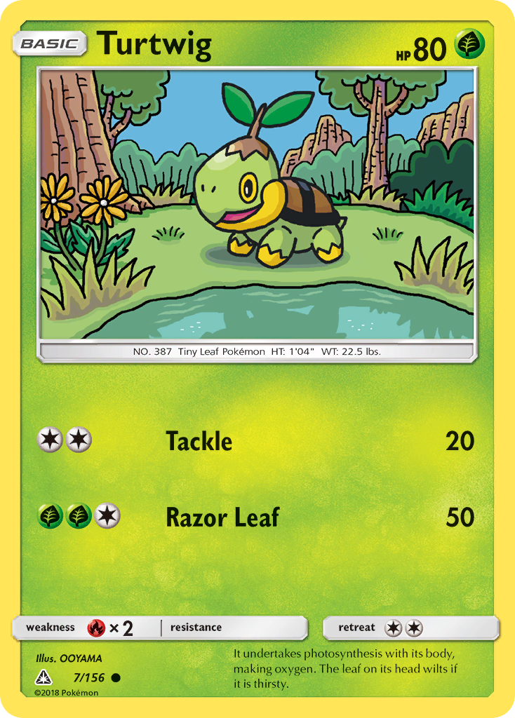 Turtwig (7/156) [Sun & Moon: Ultra Prism] | Tabernacle Games