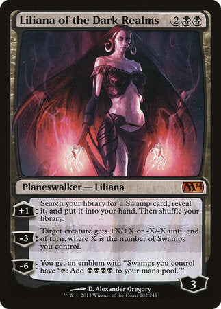 Liliana of the Dark Realms [Magic 2014] | Tabernacle Games