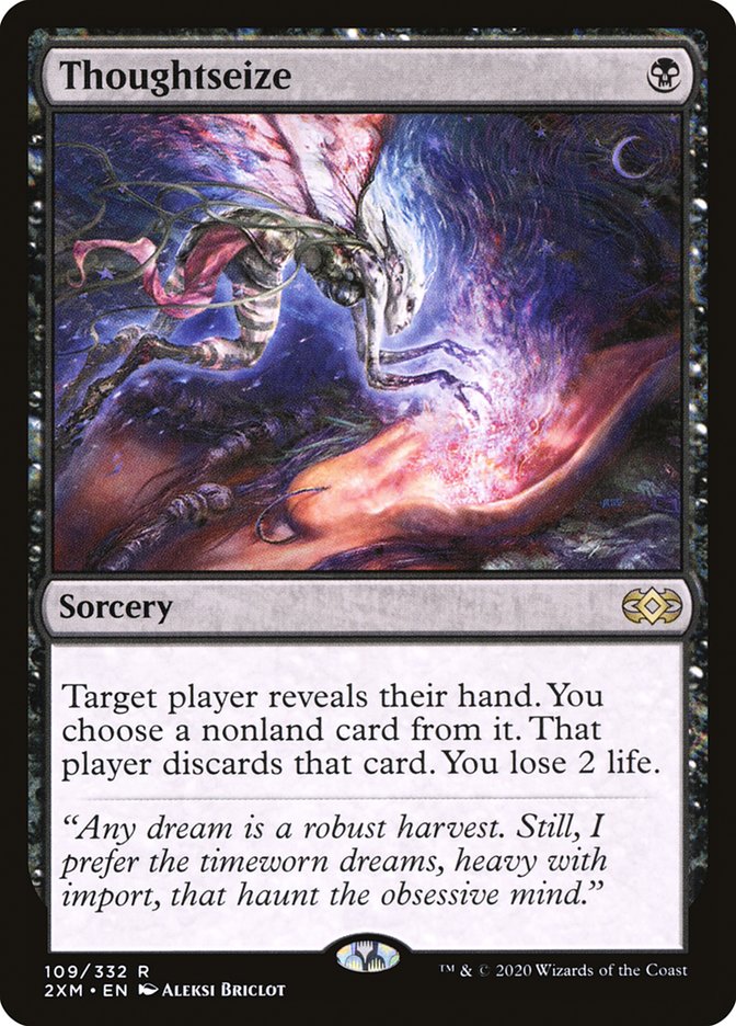 Thoughtseize [Double Masters] | Tabernacle Games