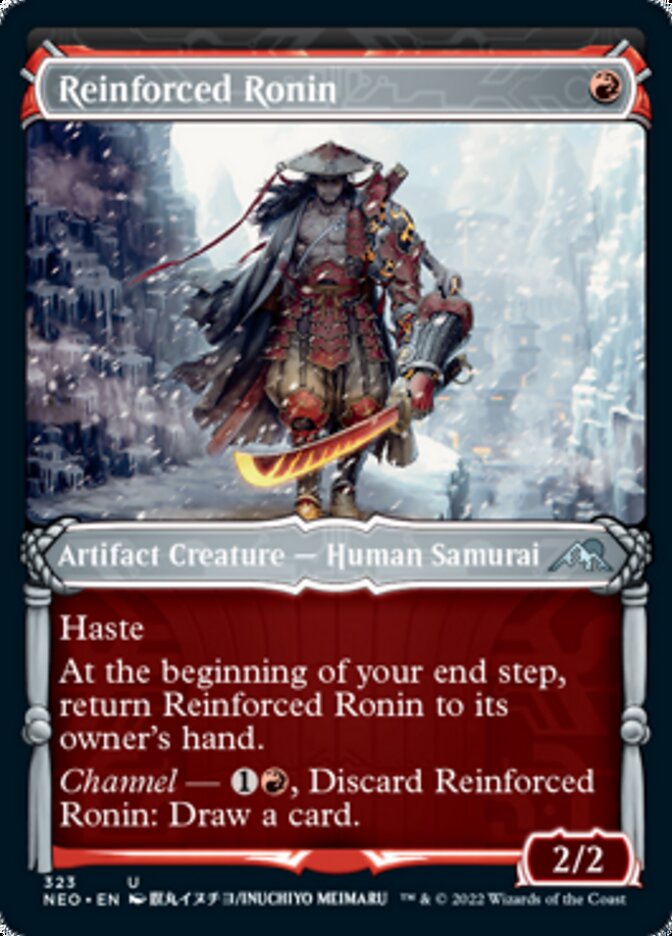 Reinforced Ronin (Showcase Samurai) [Kamigawa: Neon Dynasty] | Tabernacle Games