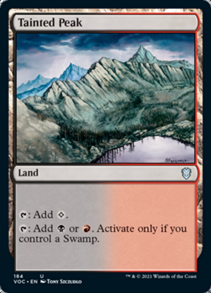 Tainted Peak [Innistrad: Crimson Vow Commander] | Tabernacle Games