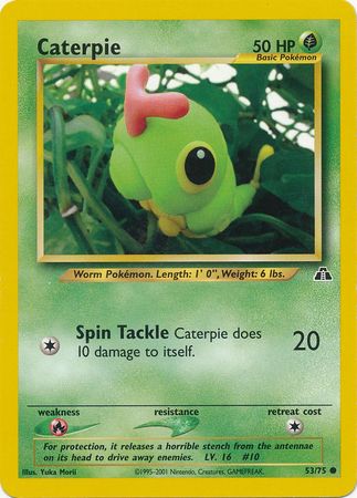 Caterpie (53/75) [Neo Discovery Unlimited] | Tabernacle Games