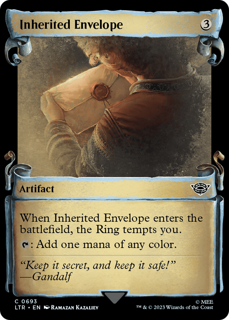 Inherited Envelope [The Lord of the Rings: Tales of Middle-Earth Showcase Scrolls] | Tabernacle Games