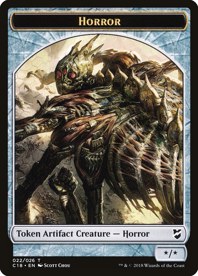 Horror [Commander 2018 Tokens] | Tabernacle Games