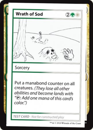 Wrath of Sod (2021 Edition) [Mystery Booster Playtest Cards] | Tabernacle Games