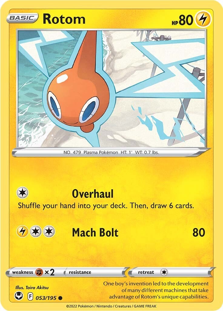 Rotom (053/195) [Sword & Shield: Silver Tempest] | Tabernacle Games