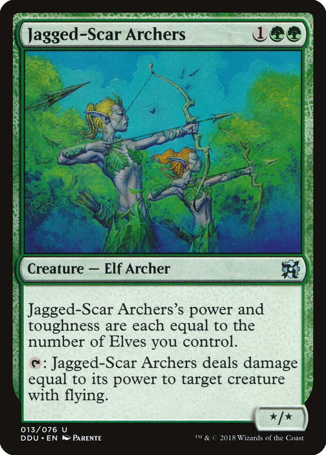 Jagged-Scar Archers [Duel Decks: Elves vs. Inventors] | Tabernacle Games