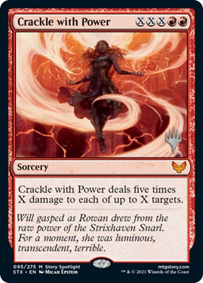 Crackle with Power (Promo Pack) [Strixhaven: School of Mages Promos] | Tabernacle Games
