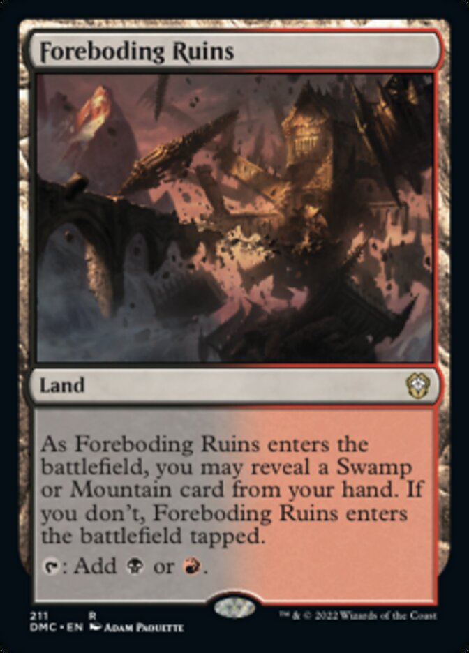 Foreboding Ruins [Dominaria United Commander] | Tabernacle Games