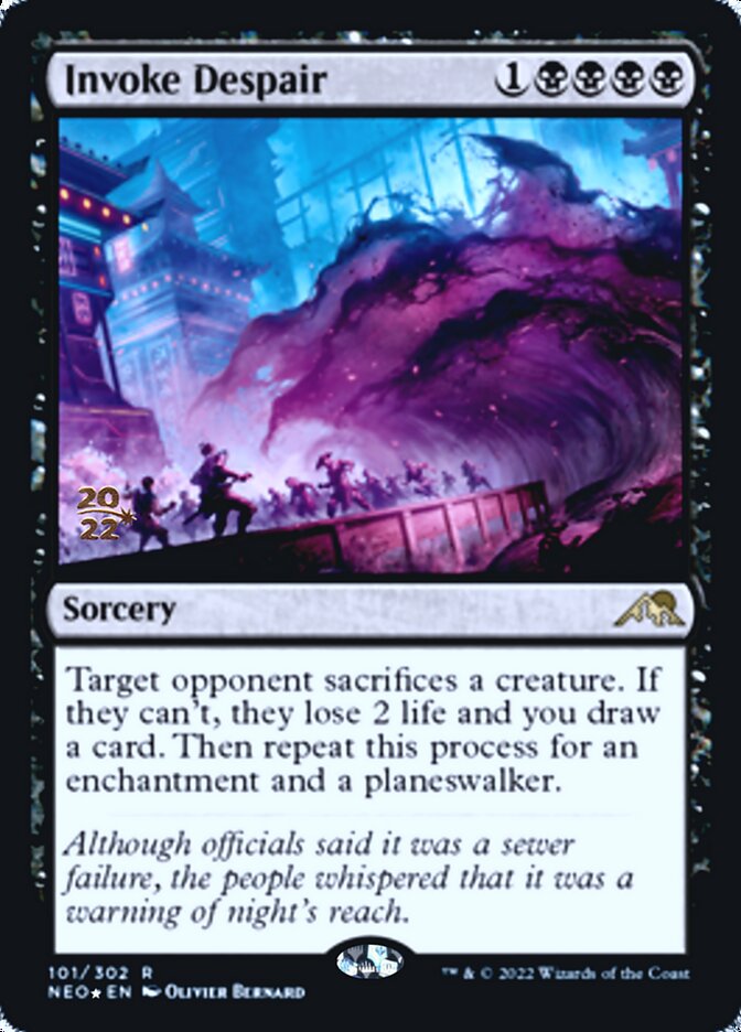 Invoke Despair [Kamigawa: Neon Dynasty Prerelease Promos] | Tabernacle Games