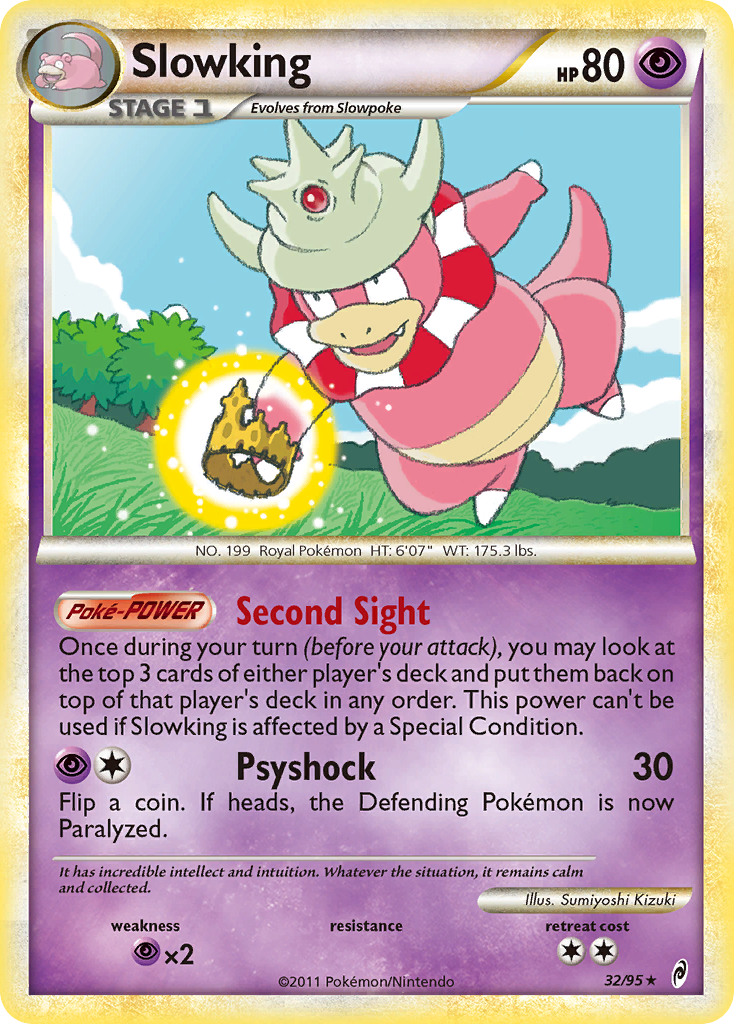 Slowking (32/95) [HeartGold & SoulSilver: Call of Legends] | Tabernacle Games
