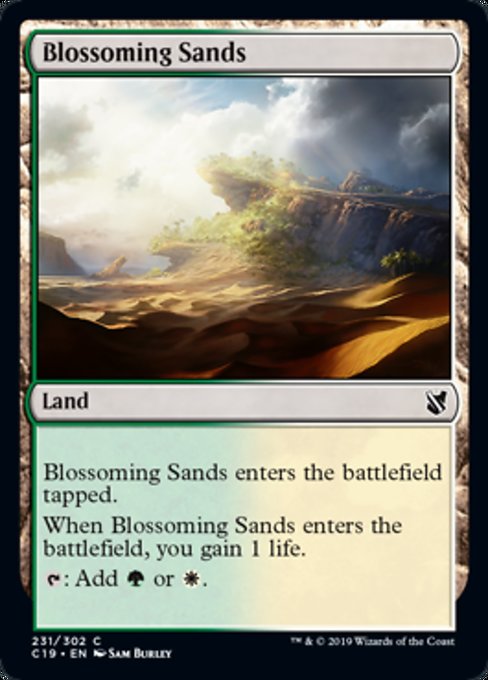 Blossoming Sands [Commander 2019] | Tabernacle Games