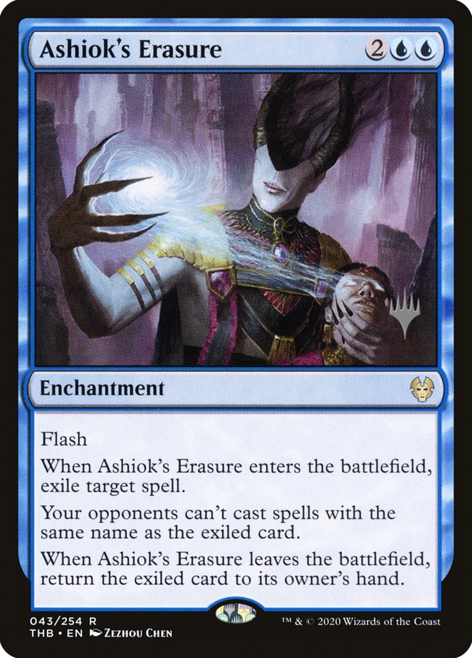 Ashiok's Erasure (Promo Pack) [Theros Beyond Death Promos] | Tabernacle Games