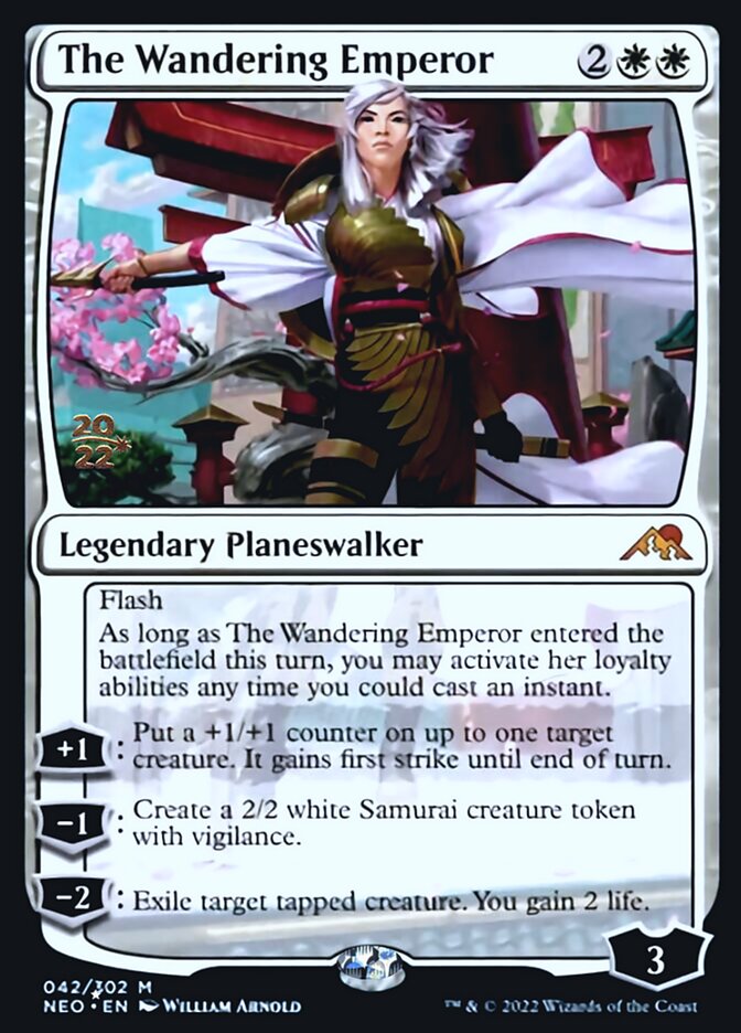 The Wandering Emperor [Kamigawa: Neon Dynasty Prerelease Promos] | Tabernacle Games