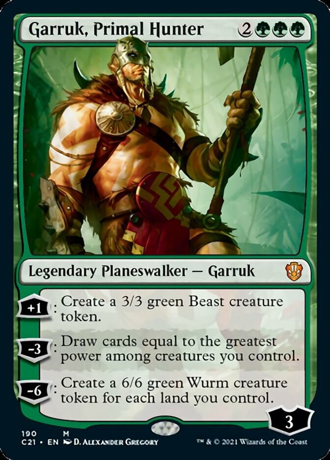 Garruk, Primal Hunter [Commander 2021] | Tabernacle Games